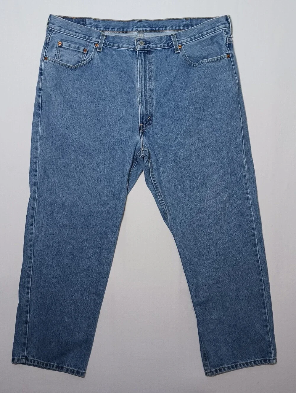 Levi's 550 Mens Relaxed Fit Jeans 44X30 Medium Wash Denim